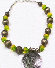 METALGLASS BEADS NECKLACE