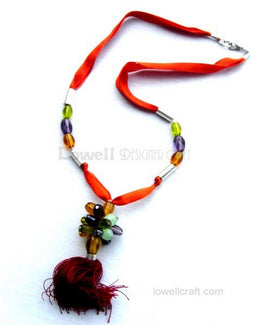 SATIN RIBBON NECKLACE
