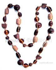WOODEN BEAD NECKLACE