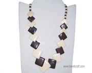 SQUARE BONE PENDANT