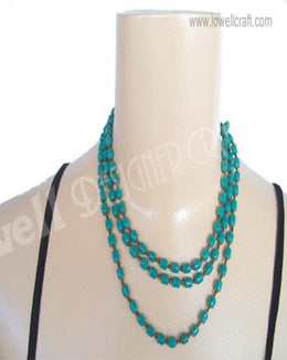GLASS  BEAD NECKLACE