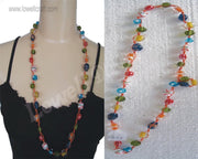 GLASS  BEAD NECKLACE