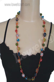 GLASS  BEAD NECKLACE