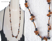 SEED BEAD & GLASS BEADS NECKLACE