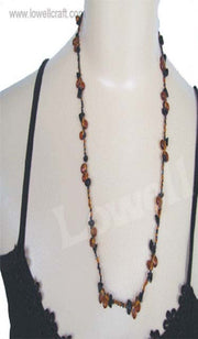 SEED BEAD & GLASS BEADS NECKLACE