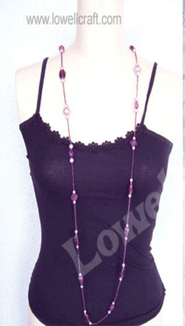 SEED BEAD & GLASS BEADS NECKLACE