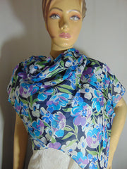 floral print Silk scarf