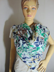 floral print Silk scarf