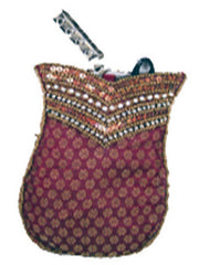 BROCADE SILK MOBILE BAG