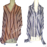 COTTON STRIPE SCARF