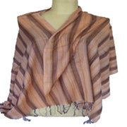 COTTON STRIPE SCARF
