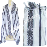 IKAT DESIGN STRIPED SCARF