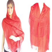 COTTON STRIPE SCARF