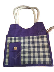 JUTE HANDLOOM  BEACH BAG