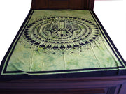 INDIAN HAMSA HAND TAPESTRY BED SHEET