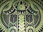 INDIAN HAMSA HAND TAPESTRY BED SHEET