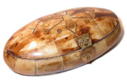 OVAL SHAPE BONE JEWELRY BOX