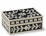 Rectangle Horn Bone Inlay Jewellery Box