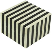 Square Horn Bone Resin Inlay Box