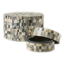 Round Horn Bone Gift Boxes