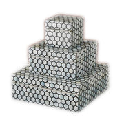 Square Horn Bone Resin Mop Box