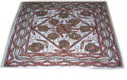 SATIN EMBROIDED CUSHION COVER