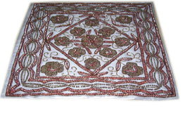 SATIN EMBROIDED CUSHION COVER
