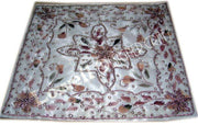 PRINTED EMBROIDED CUSHION COVER