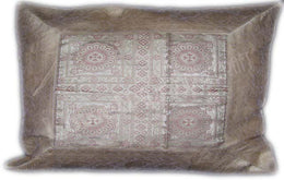 BORDER SILK CUSHION COVER