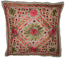 EMBROIDERY CUSHION COVER