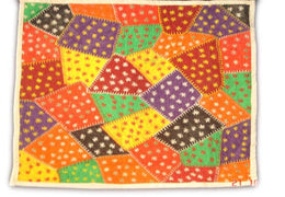 PATCH WORK EMBROIDERY CUSHION COVER