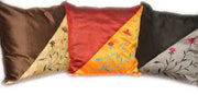 SILK EMBROIDERY CUSHION COVER