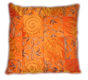 EMBROIDERY SILK CUSHION COVER