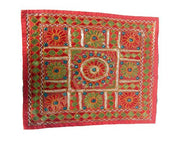 MIRROR WORK CUSHION COVER