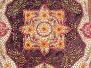 VELVET EMBROIDERY CUSHION COVER
