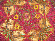 VELVET EMBROIDERY CUSHION COVER