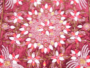 VELVET EMBROIDERY CUSHION COVER