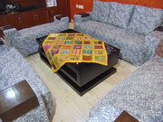 Ethnic Table Runner Sari Patchwork Hand Embroidered Wall Hanging