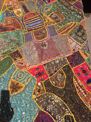 Hand Crafted  Patchwork Ethnic Vintage Table Runner