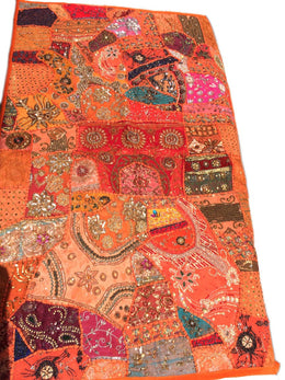 Hand Crafted  Patchwork Ethnic Vintage Table Runner