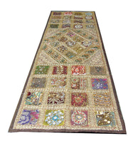Hand Crafted Rajasthani Patchwork Embroidered Table Runner