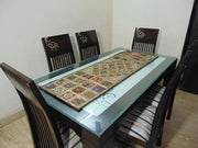 Hand Crafted Rajasthani Patchwork Embroidered Table Runner