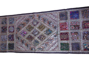 Hand Crafted Rajasthani Patchwork Embroidered Table Runner