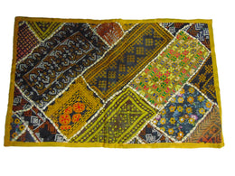 Patchwork Embroidery Table Runner Pillow Covers