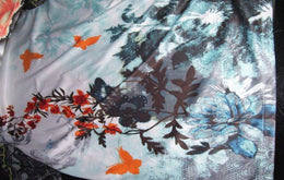 FLOWER PRINT CUSHION COVER
