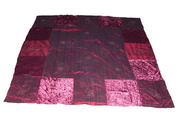 Silk Velvet And Cotton Designer Table Cover overlay