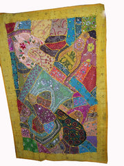 Pearl Embroidery Table Runner