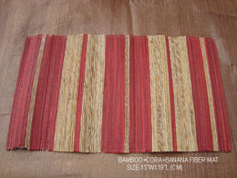 BAMBOO WITH CORA FIBER TABLE MAT