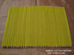 BAMBOO WITH COTTON FIBER TABLE MAT