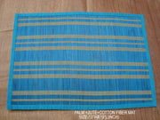 PALM ,JUTE WITH COTTON FIBER TABLE MAT